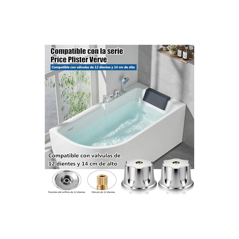 Manerales Alfa para Regadera Queen Standar Plateado Mate Hexagonales