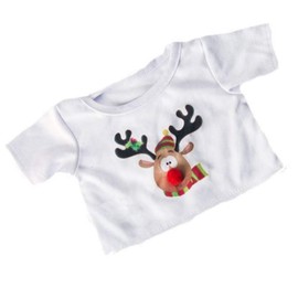 Teddy Bear Clothes - Teddy Bear T-Shirts (8" Reindeer)