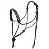 horzmetnex Rope Halters for Horses,Horse Rope Training Halter,Braided with Vibrant