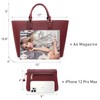 Dasein Tote Bag for Women Large Satchel Purse Handbag Shoulder