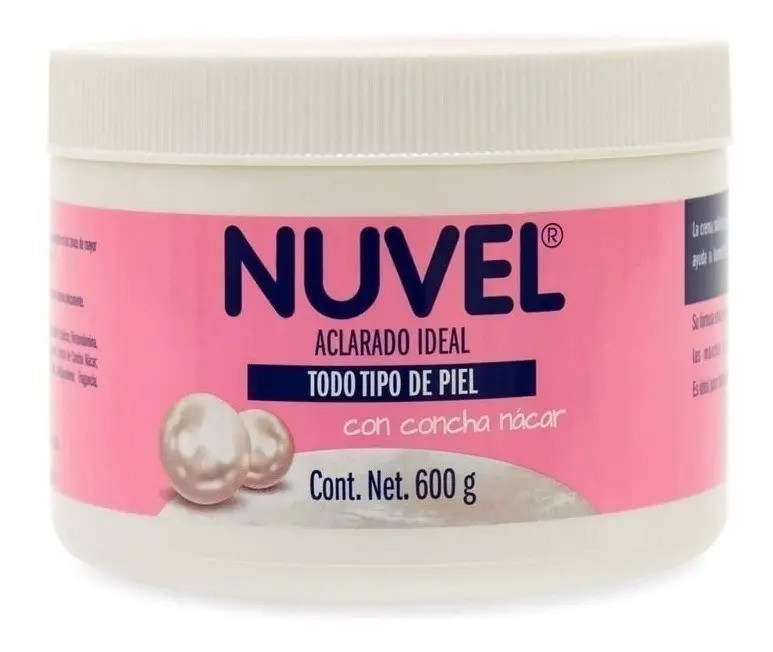 Crema Corporal Nuvel Aclarado Ideal con Concha Nácar 600g