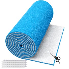 Air Vent Filters, 16" x 90" Cut to Fit Air Filter Material (50+ Filters),MERV 8 Triple Electrostatic Vent Filter for AC, HVAC Furnace, Grilles and Mobile Home Adhesive 48PCs Velcros