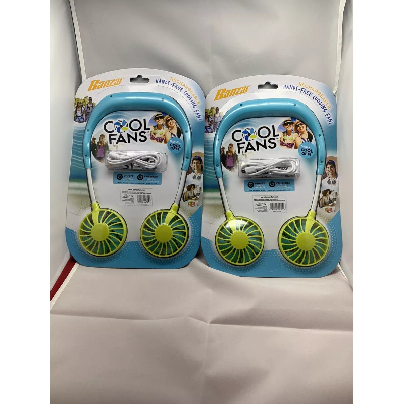 Banzai Cool Fans Portable Hanging Neck USB Rechargeable Personal. Pick