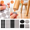 360-Piece Self-Adhesive Felt Furniture Pads for Floor Protection – Round