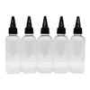 EpoChemical PET Clear Cap Bottle, 3.4 fl oz (100 ml),