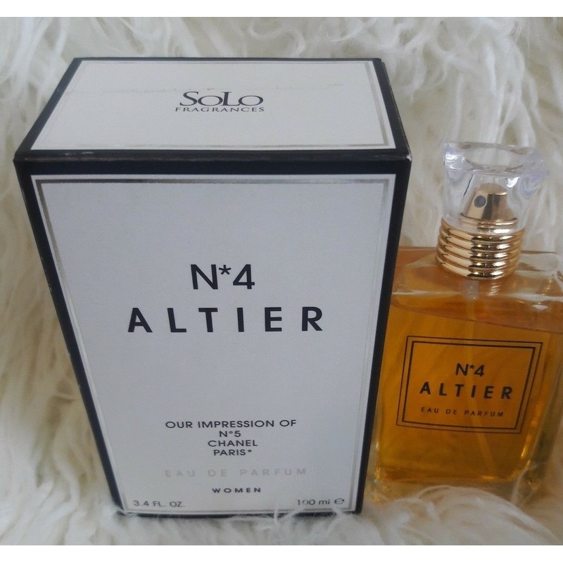 SOLO FRAGRANCE N4 ALTIER PARIS Eau De Parfum Spray 3.4