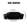 PSLER 5" Wave Windshield Windscreen Wind Splitter for CVO Street