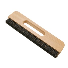 KUMGROT Wall Paper Removal Supplies Wallpaper Smoothing Brush Wallpaper Paste Brush Wallpaper Hanging Tool 4-Row Horse Hair Brush with Wood Handle for Tile Grout Cleaning Scrubbing (W03)