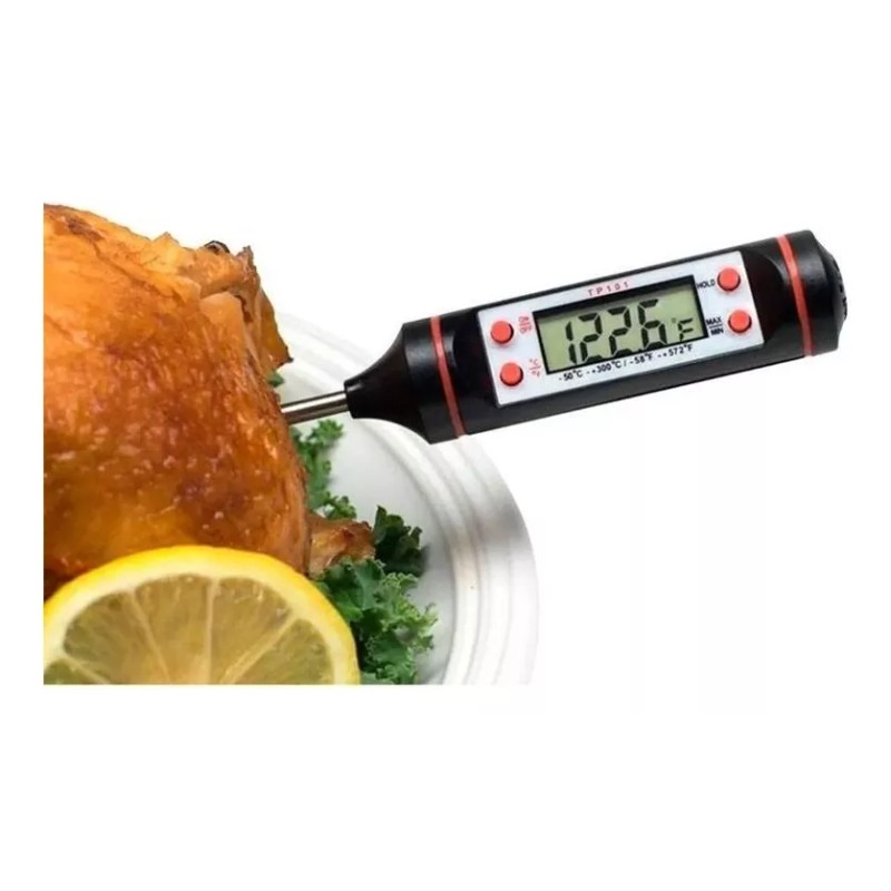Termometro Alimentos Termómetro Cocina Digital Para Alimentos Carne Líquido Velas