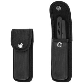 Linkidea 2 Pack Straight Razor Case, Compatible with Utopia Care, The Beard Club, GTEX, Travel Razor Cover, Protective Holder for Straight Edge Shaving Razors (Black/Only Case)