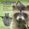 Catch Pole Net with Telescopic Handle,Animal Catcher Net for Cat,Rabbit,Chicken,Duck,Goose,Fish,Racoon,and