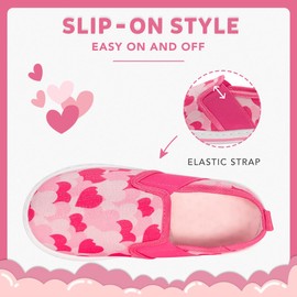 Boys Girls Slip On Shoes Toddler Trainers Walking Pumps Kids Breathable Canvas Shoes Size 11