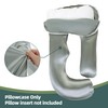 BALAPET Silky Satin Pregnancy Pillow Cover (ONLY Pillowcase), U Shaped