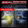 AQJ Pair Front Bumper Yellow LED Fog Light Driving Lamp