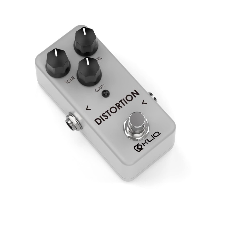 KLIQ Pedal de efecto distorsión para guitarra y bajo