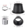 ANNX Universal Car Front Bumper Turbo Air Intake Pipe Air