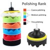 7pcs Esponja de Pulidora de Coche Pulidoras para Coche Kit