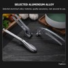 2 Pieces Aluminium Alloy Bowl Gripper Anti-scalding Tongs with Ergonomic