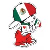MEXICO FLAG, STICKR DECAL- CHICO MEXICANO , CALCOMANIA