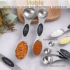 Magnetic Measuring Spoons Set of 8, TKNO Dual Sided Stainless