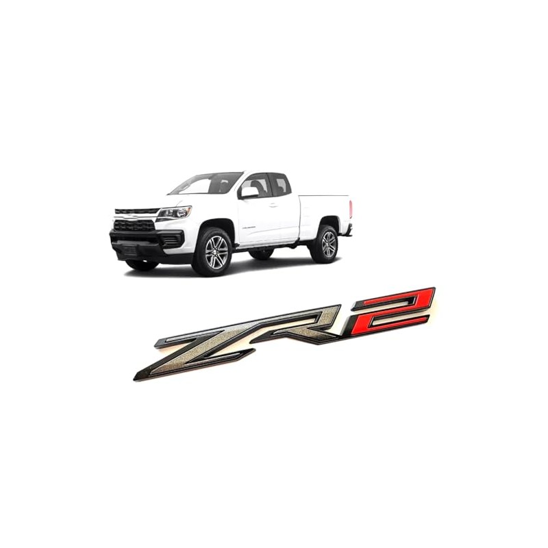 1x Rear Tailgate ZR2 Emblem Car Badge Logo Compatible with