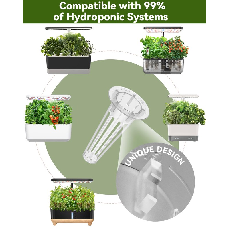 LYKOCLEAN Vegetable & Salad Green Seed Pod Kit for Aerogarden,