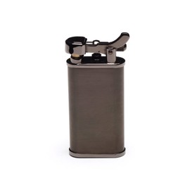 Kiribi Kabuto Black Nickel Pipe Lighter