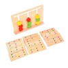 Wooden Slide Puzzle Children Funny Color Sorting Matching Logic Game