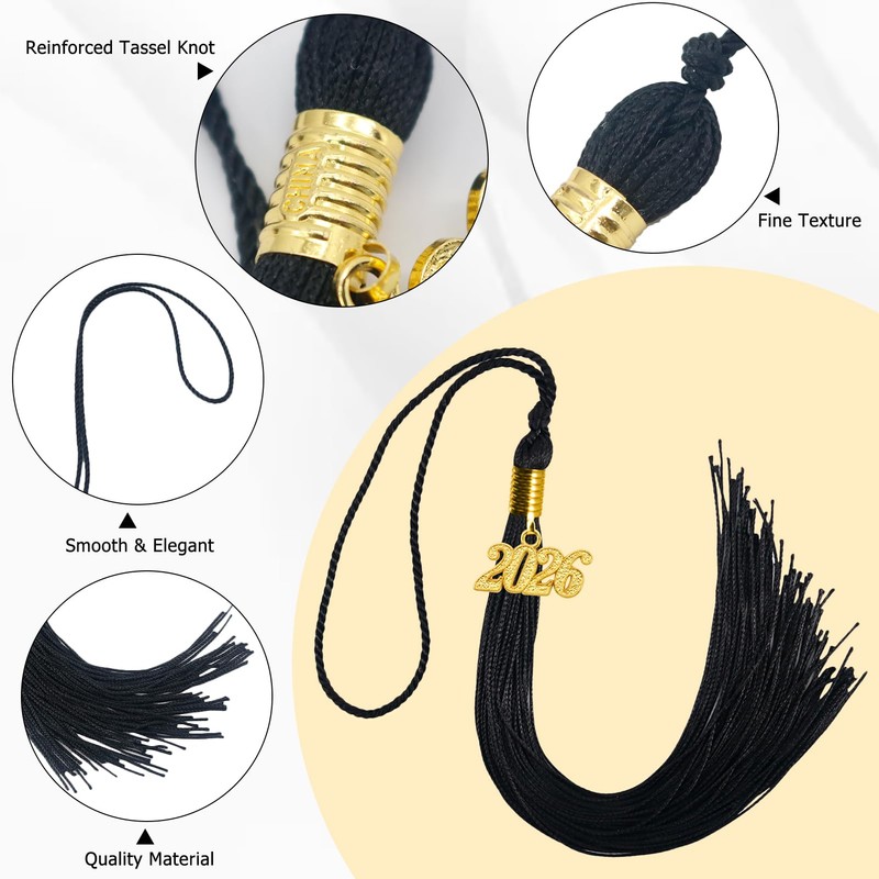 GraduationMall Single & Multiple Color Graduation Tassel with 2026 Year