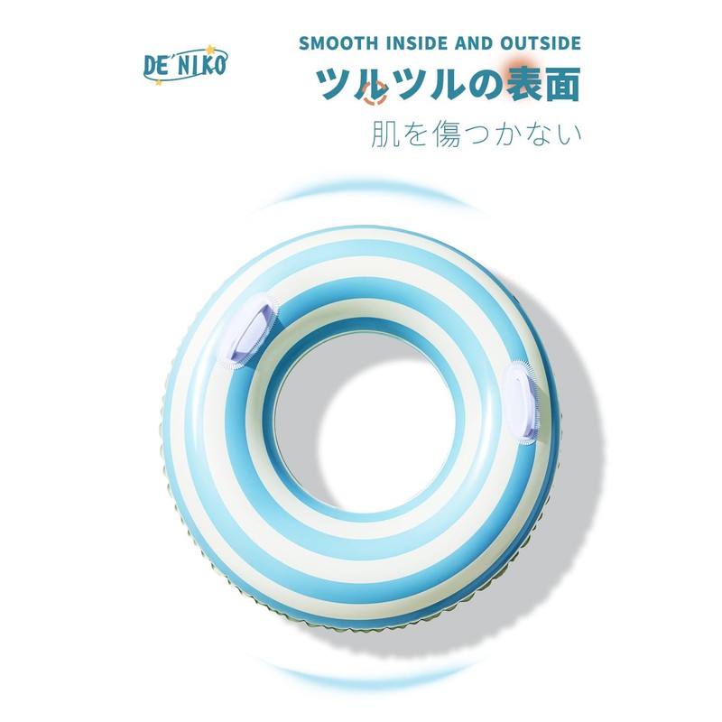 de'niko Swim Ring for Adults, 39.4 inches (100 cm), O-Shaped,