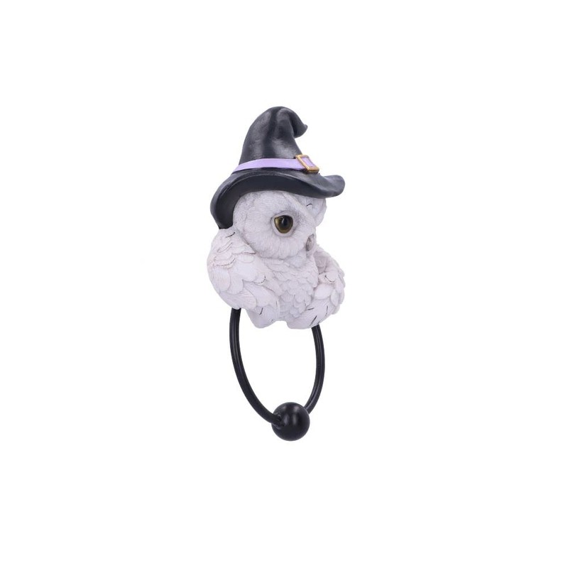 Nemesis Now Snowy Magic Door Knocker, White, 21cm