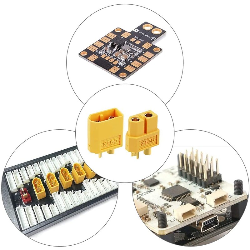 YUNIQUE Germany 10 pieces (5 pairs) nylon XT60 high current