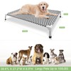 Elevated Outdoor Dog Bed, Large Size, Cotton Material, Non-Slip Feet,