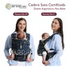 Momcozy Portabebé Ergonómico Cangurera para Bebé Mochila Color Noche Estrellada