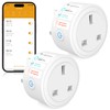 SURFOU Smart Plug WiFi Socket with Energy Monitoring, Timer &