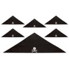 HENBRANDT 5 x Black Pirate Skull and Crossbones Bandana (Child)