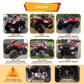 WSAYS For Honda Rincon 650 680 & Rubicon TRX500 TRX520 WSAYS Steel 2" Receiver Hitch