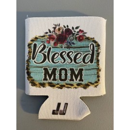 Unbranded Blessed Mom Country Flower Can Cooler