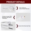 TENS EMS Replacement Cable with 2 mm Pin Connectors, Flexible