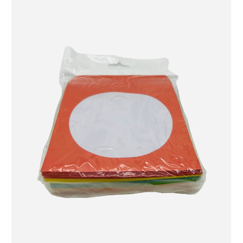 COLOURED PAPER CD SLEEVES, 50PK by DragonTrading®