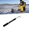 Mini Ice Fishing Rod Carbon Fiber with Ceramic Guide Ring