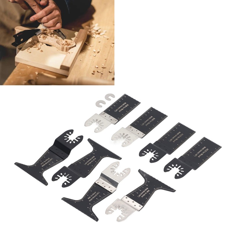 10Pcs Oscillating Saw Blades Universal Quick Release Tool Accessories Kit