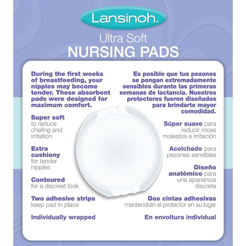 Lansinoh Nursing Pads, Pack of 36 Ultra Soft Disposable Breast