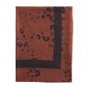 Mud Pie Square Animal Print Womens Scarf, One Size, Rust