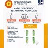 J.H. Company Vaso Acrilico Estapado Aguacate Termico Forma De Lata