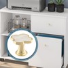 Cionyce 6 Pack Clover Cabinet Knobs Zinc Alloy Single Hole