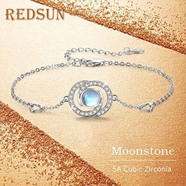 REDSUN Women's Bracelet 925 Sterling Silver Koala/Butterfly/Evil Eye/Sloth/Compass/Tree of Life Bracelet Adjustable Bracelet for Women Girls Wife Mother Daughter, Sterling Silver