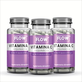 FLOW - VITAMINAS, MINERALES Y SUPLEMENTOS - PRESENTACION 3 PACKS WHOLESALE (VITAMINA C EQUINACEA)