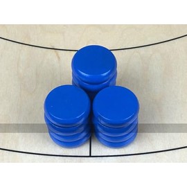 Tracey Blue Crokinole Buttons (Set of 13)