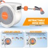 Retractable Garden Hose Reel, 5/8 in x 100 Ft Wall